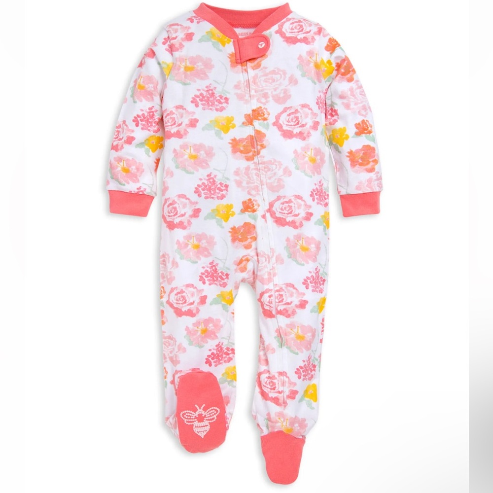 Bert’s Bees Baby Floral Organic Cotton Pajamas